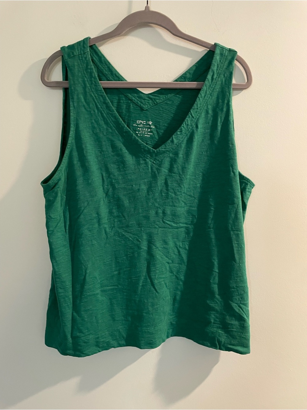 Chico’s slub knit tank XXL